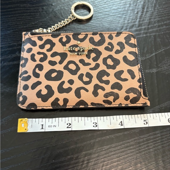 Kate Spade Tan and Black Leopard Key Holder - Picture 7 of 8